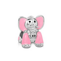 Lauren G. Adams Gabriella Silver & Pink Elephant Charm Bead